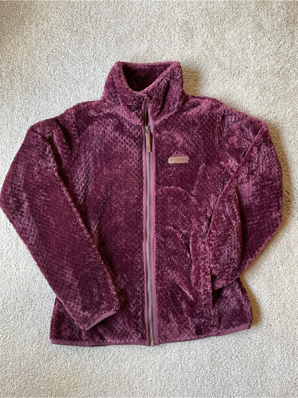 Columbia Plush Full-Zip Women’s Jacket in Plum